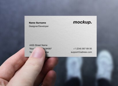 Business Card Mockup digital product - Nexdoor Solutions Store